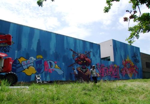 Iconographie - Graffitis - Chute libre Flash Players
