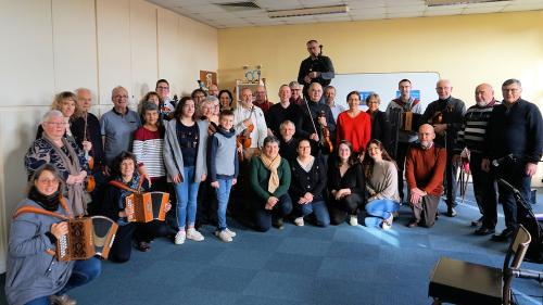 Iconographie - Les participants à l'enregistrement du CD Big Band Trad