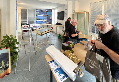 Iconographie - Réception à la maison des écrivains de la mer