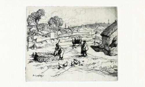 Iconographie - La masure, selon Auguste Lepère