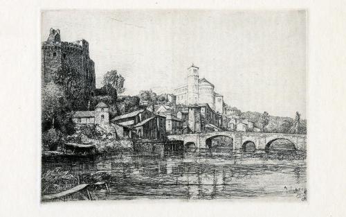 Iconographie - Clisson, selon Auguste Lepère