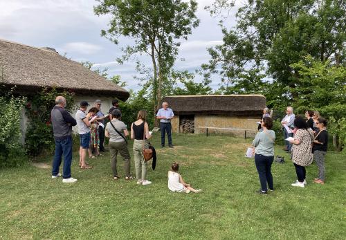Iconographie - L'atelier du parler maraîchin à la bourrine à Rosalie
