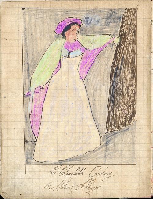 Iconographie - Illustration du cahier de chansons de Roger Albert
