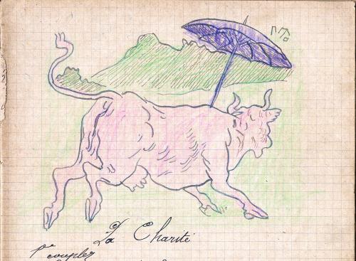 Iconographie - Illustration du cahier de chansons de Roger Albert