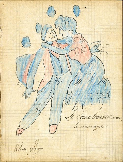 Iconographie - Illustration du cahier de chansons de Roger Albert
