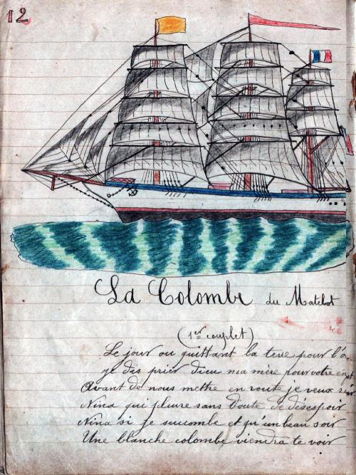 Iconographie - La colombe du matelot, selon Léon Bessonnet 