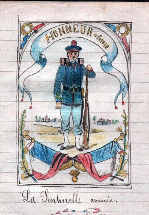 Iconographie - La sentinelle avancée, selon Léon Bessonnet 