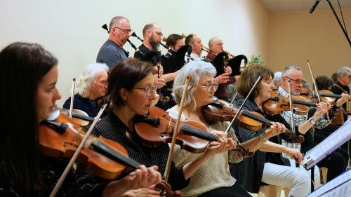 Iconographie - Le Big band trad de Vendée en répétition