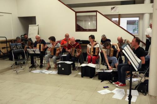 Iconographie - Membres du Big band trad de Vendée 