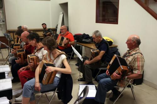 Iconographie - Membres du Big band trad de Vendée 