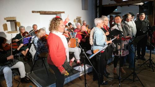 Iconographie - Répétition du Big band trad de Vendée au Vasais