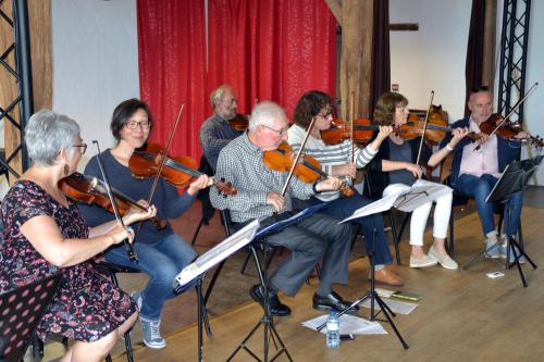 Iconographie - Répétition du Big band trad de Vendée au Vasais