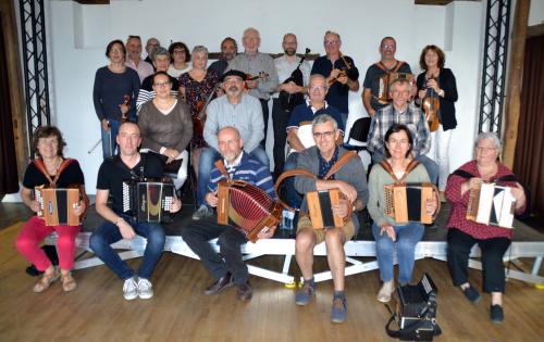 Iconographie - Répétition du Big band trad de Vendée au Vasais