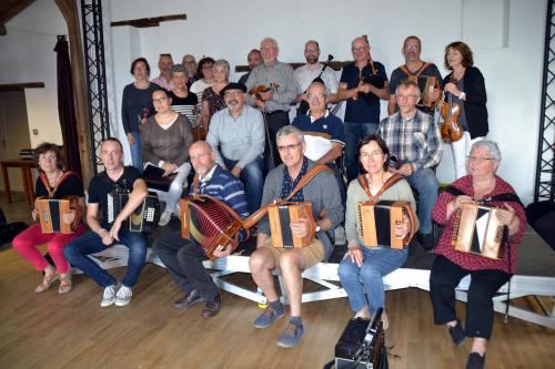Iconographie - Répétition du Big band trad de Vendée au Vasais