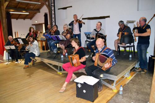 Iconographie - Répétition du Big band trad de Vendée au Vasais