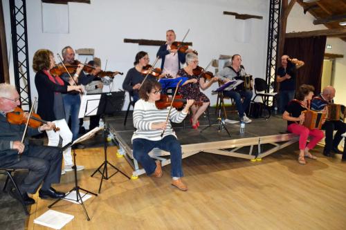 Iconographie - Répétition du Big band trad de Vendée au Vasais