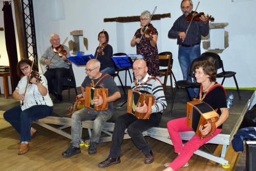 Iconographie - Répétition du Big band trad de Vendée au Vasais