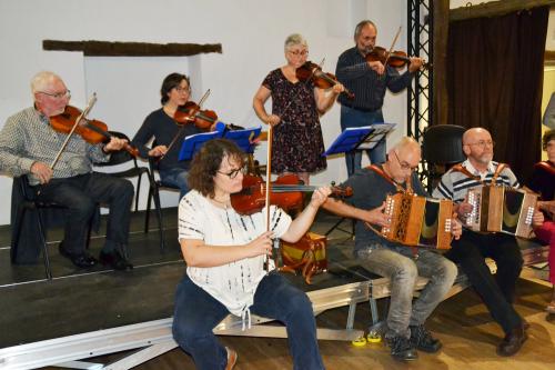 Iconographie - Répétition du Big band trad de Vendée au Vasais