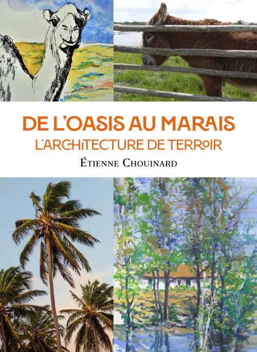 Iconographie - Couverture du livre De l'oasis au marais, d'Etienne Chouinard