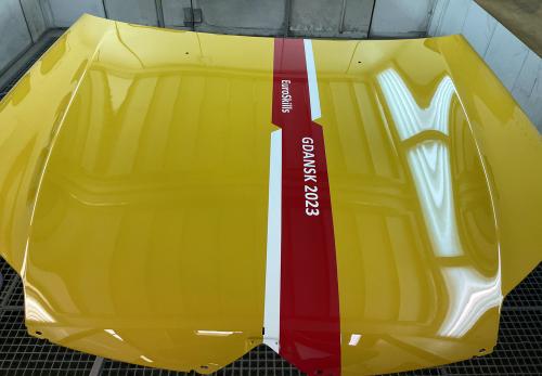 Iconographie - Bastien Vairé au championnat d’Europe des métiers - Peinture automobile