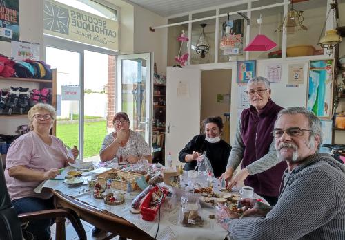 Iconographie - Atelier au fil des saisons du Secours catholique