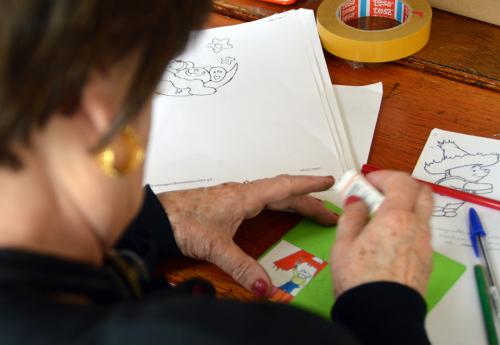 Iconographie - Atelier collages du Secours catholique