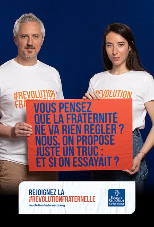 Iconographie - Affiche du Secours catholique