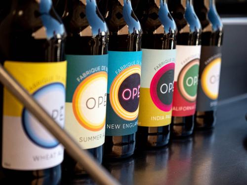 Iconographie - Différentes bières Opé