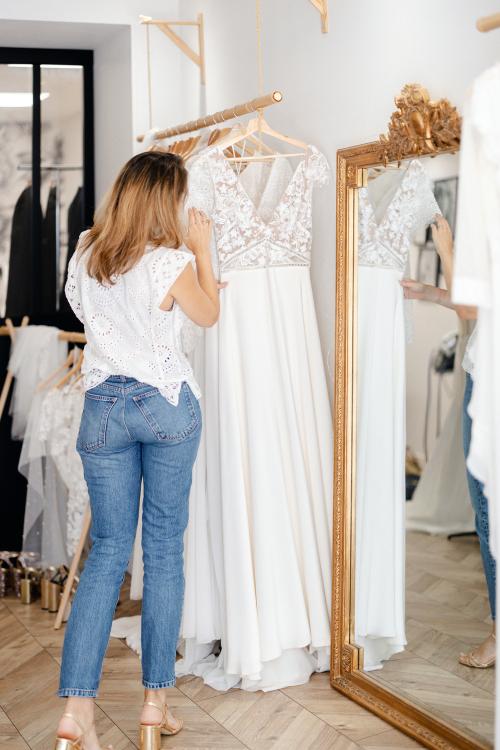 Iconographie - Robe de mariée de l'atelier Ecila couture