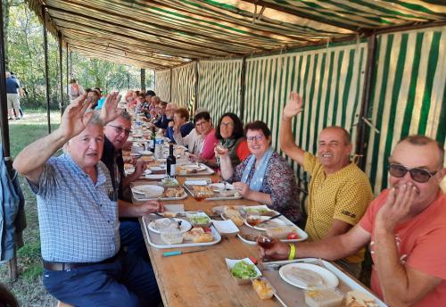 Iconographie - Repas au moulin Baron