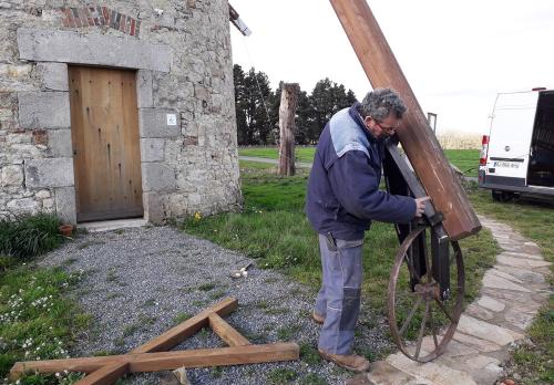 Iconographie - Le moulin Baron - Travaux