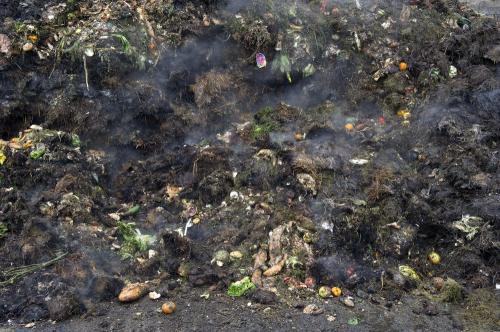 Iconographie - GAEC du Bois-Joly - Préparation du compost