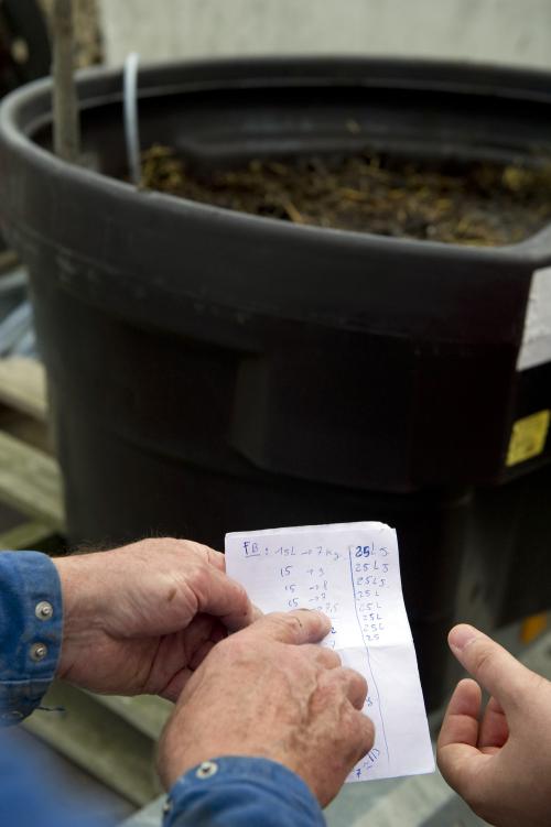 Iconographie - GAEC du Bois-Joly - Préparation du compost
