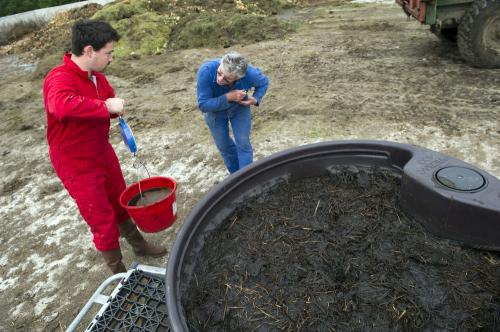 Iconographie - GAEC du Bois-Joly - Préparation du compost