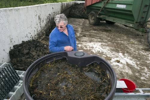Iconographie - GAEC du Bois-Joly - Préparation du compost