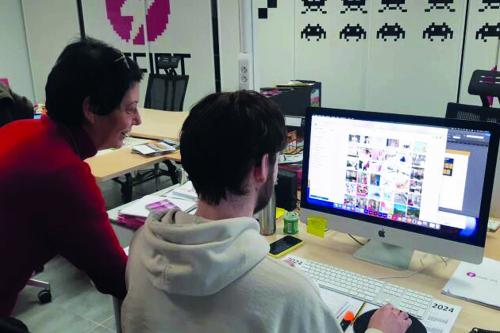 Iconographie - Concentration graphique à l'agence Coyote