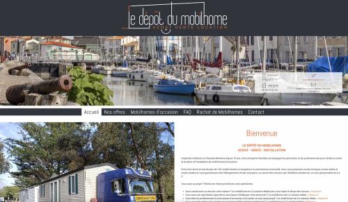 Iconographie - Réalisation du site le dépot du mobil-home