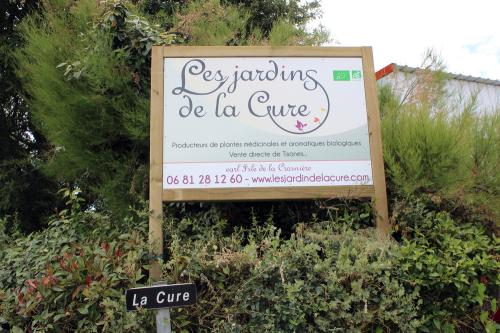 Iconographie - Panneau au Jardin de la Cure
