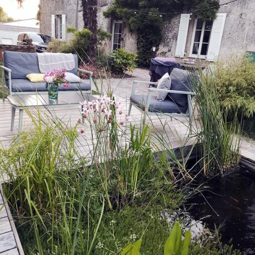 Iconographie - Terrasse conçue par Histoire de jardins