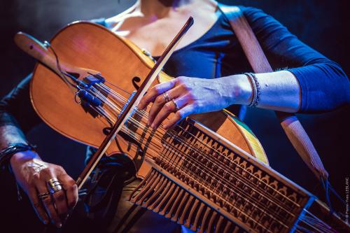 Iconographie - Eléonore Billy, musicienne  nyckelharpiste