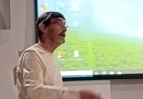 Iconographie - Cyriaque Feuillet en conférence au Vasais