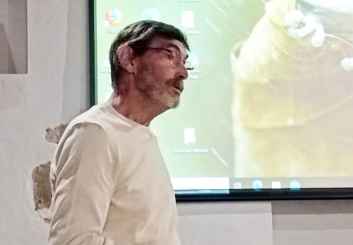 Iconographie - Cyriaque Feuillet en conférence au Vasais