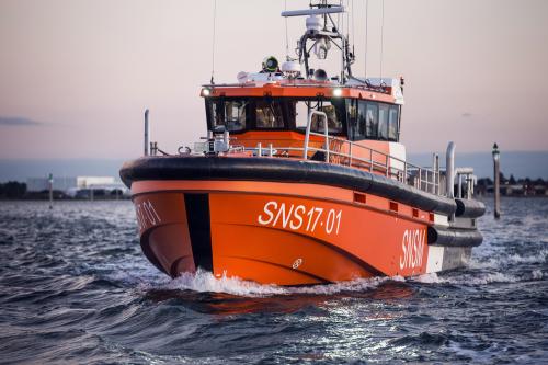 Iconographie - Le SNS17-01 Gustave Gendron en mer