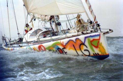 Iconographie - Vendée Globe - Hervé Laurent sur groupe LG
