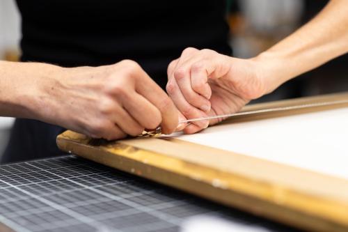 Iconographie - Réfection d'un ancien cadre