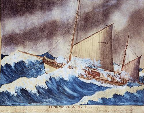 Iconographie - Le dundée chalutier Bengali du port d'Etel