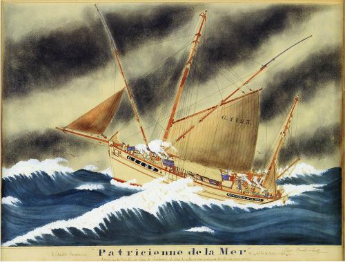 Iconographie - Le dundée thonier Patricienne de la mer de lîle de Groix