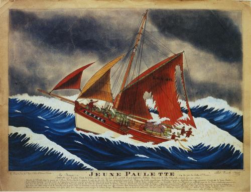 Iconographie - La barque Jene-Paulette du port des Sables d'Olonne