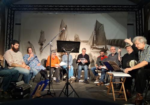 Iconographie - Concert par Touline et Armée du Chalut au Vasais