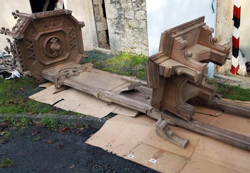 Iconographie - La chaire avant restauration